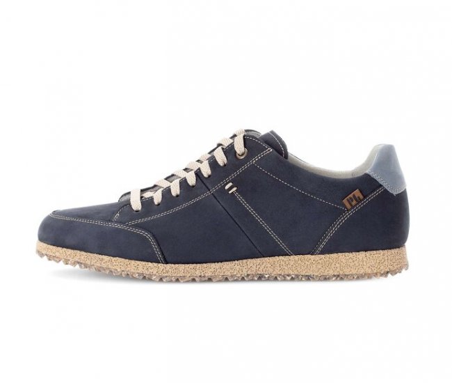 Pius Gabor Herren Sneaker Low Blau - Nubuk