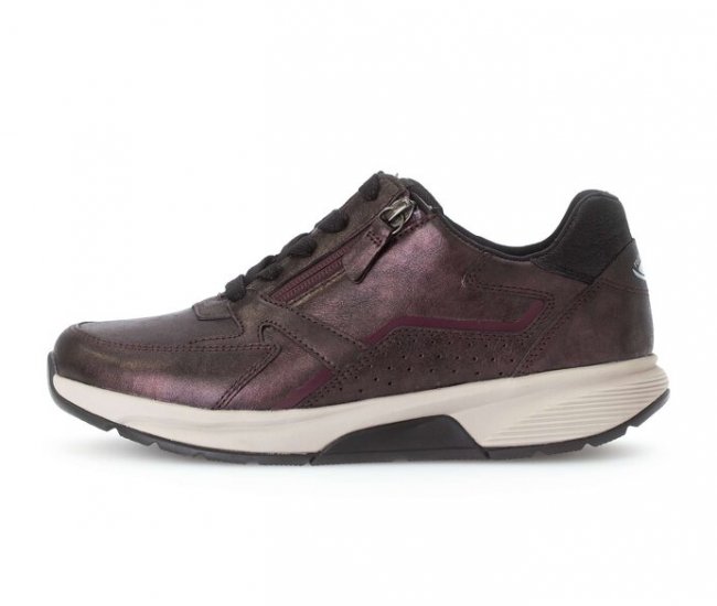 Gabor Damen Sneaker Low Lila - Effektleder