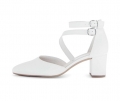 Gabor Damen Spangenpumps Weiß - Glattleder