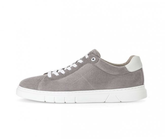Pius Gabor Herren Sneaker Low Grau - Rauleder