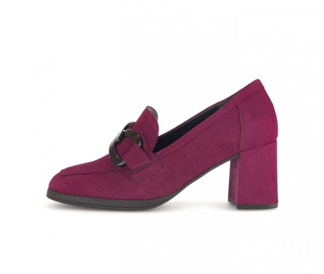 Gabor Damen Hochfrontpumps Lila - Rauleder