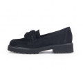 Gabor Damen Loafer Schwarz - Rauleder