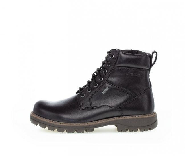 Pius Gabor Herren Boot Schwarz - Glattleder