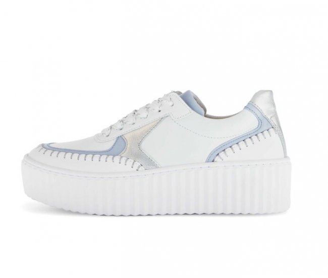 Gabor Damen Sneaker Low Weiß - Glattleder