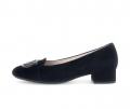 Gabor Damen Eleganter Pumps Schwarz - Rauleder
