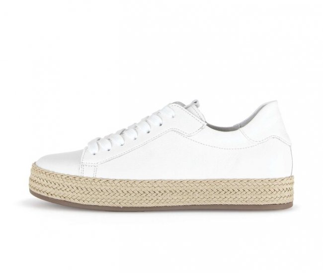 Gabor Damen Sneaker Low Weiß - Glattleder