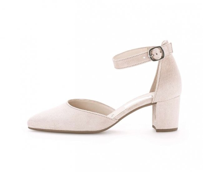 Gabor Damen Spangenpumps Rosa - Rauleder