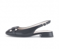 Gabor Damen Slingpumps Schwarz - Glattleder