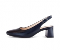 Gabor Damen Slingpumps Blau - Glattleder