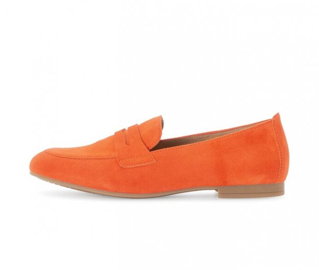Gabor Damen Slipper Orange - Rauleder