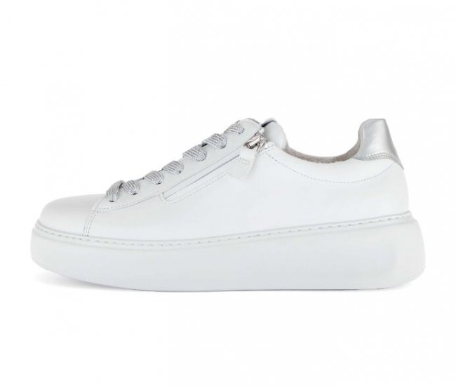 Gabor Damen Sneaker Low Weiß - Glattleder