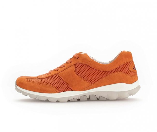 Gabor Damen Sneaker Low Orange - Lederimitat