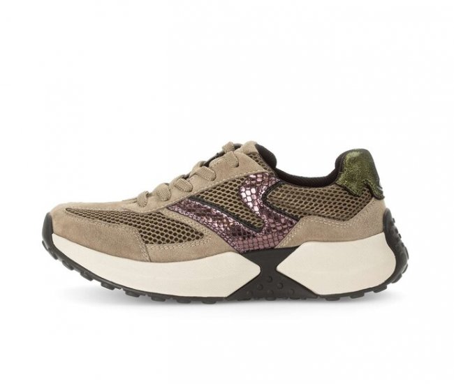 Gabor Damen Sneaker Low Multicolour - Materialmix Leder/Lederimitat