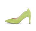 Gabor Damen Eleganter Pumps Grün - Rauleder