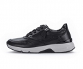 Gabor Damen Sneaker Low Schwarz - Glattleder