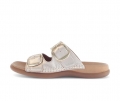 Gabor Damen Pantolette Gold - Effektleder