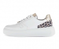 Gabor Damen Sneaker Low Weiß - Materialmix Leder