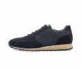 Pius Gabor Herren Sneaker Low Blau - Materialmix Leder/Textil
