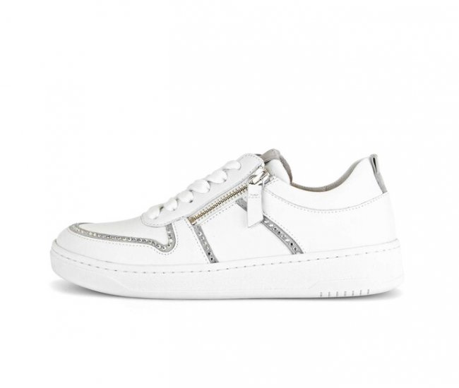 Gabor Damen Sneaker Low Weiß - Glattleder