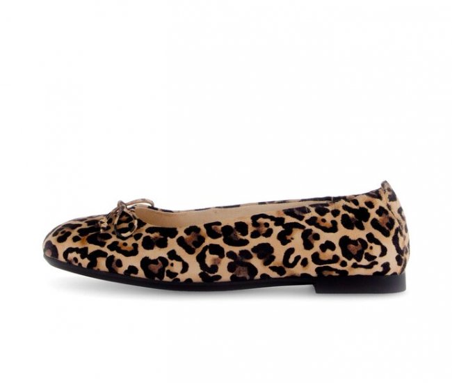Gabor Damen Eleganter Ballerina Beige - Rauleder