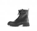 Gabor Damen Schnürstiefelette Schwarz - Glattleder
