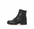 Gabor Damen Schnürstiefelette Schwarz - Glattleder