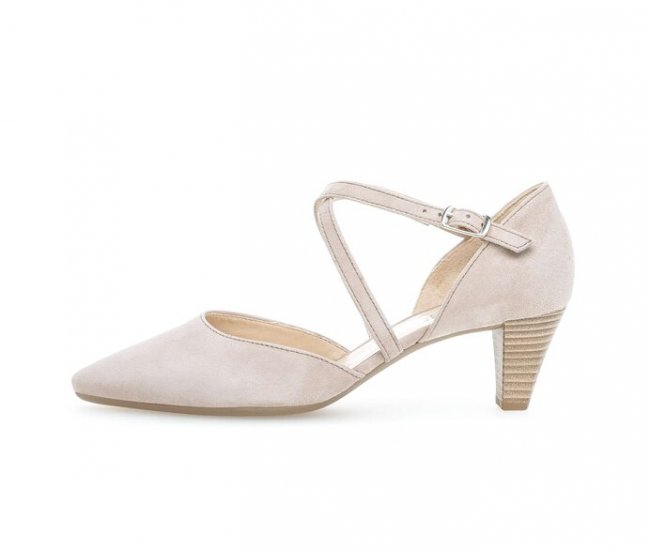 Gabor Damen Spangenpumps Rosa - Rauleder