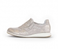 Gabor Damen Sneaker Low Beige - Materialmix Leder/Lederimitat