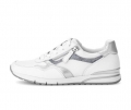 Gabor Damen Sneaker Low Weiß - Materialmix Leder/Lederimitat