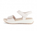 Gabor Damen Riemchensandale Creme - Glattleder