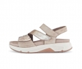Gabor Damen Trekkingsandale Gold - Materialmix Leder