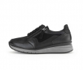 Gabor Damen Sneaker Low Schwarz - Materialmix Leder/Lederimitat