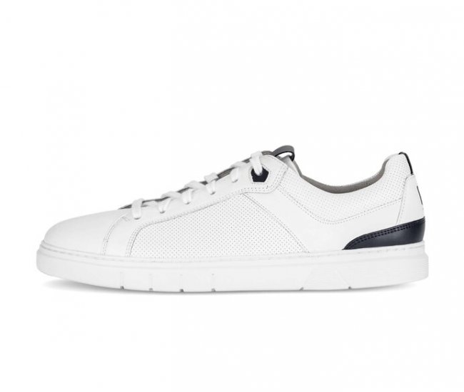 Pius Gabor Herren Sneaker Low Weiß - Glattleder