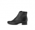 Gabor Damen Schnürstiefelette Schwarz - Glattleder