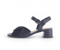 Gabor Damen Riemchensandale Blau - Materialmix Leder