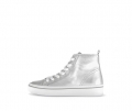 Gabor Damen Sneaker High Silber - Glattleder