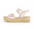Gabor Damen Plateau Sandale Rosa - Materialmix Leder