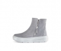 Gabor Damen Sportliche Stiefelette Grau - Rauleder