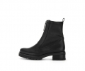 Gabor Damen Sportliche Stiefelette Schwarz - Materialmix Leder/Lederimitat