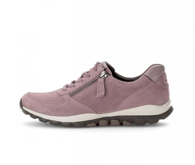 Gabor Damen Sneaker Low Rosa - Materialmix Leder