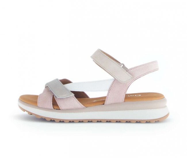 Gabor Damen Riemchensandale Multicolour - Materialmix Leder