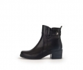 Gabor Damen Elegante Stiefelette Schwarz - Glattleder
