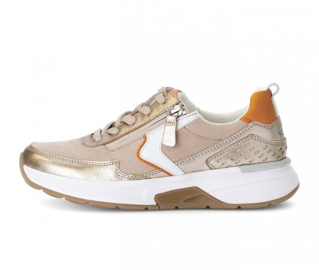 Gabor Damen Sneaker Low Beige - Rauleder