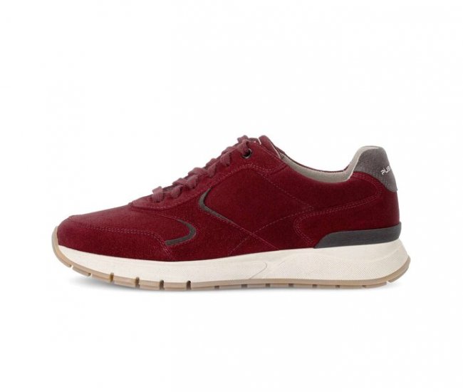 Pius Gabor Herren Sneaker Low Rot - Rauleder