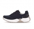 Gabor Damen Sneaker Low Blau - Materialmix Leder/Lederimitat