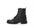 Gabor Damen Schnürstiefelette Schwarz - Glattleder