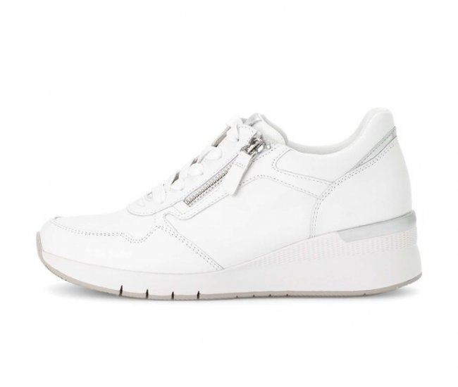 Gabor Damen Sneaker Low Weiß - Glattleder