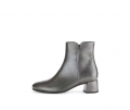 Gabor Damen Elegante Stiefelette Silber - Glattleder