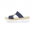 Gabor Damen Pantolette Blau - Rauleder