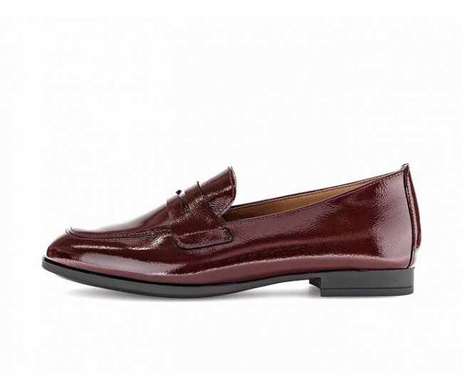 Gabor Damen Slipper Rot - Lackleder